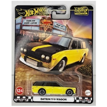 Hot Wheels 1:64 Boulevard  - Datsun 510 Wagon yellow